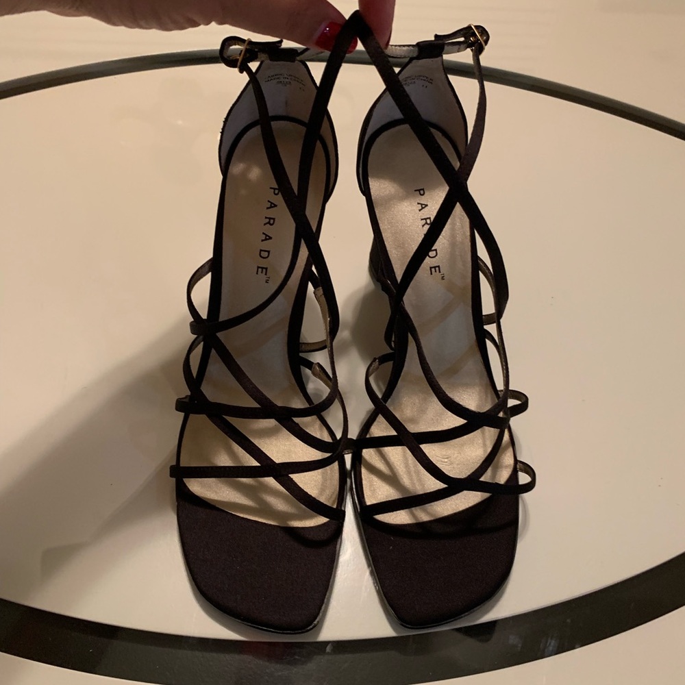 Black Strappy Sandals